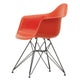Vitra Eames Plastic Armchair RE DAR in 03 Poppy Red RE / Basic Dark Powder Coated — packshot