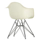 Vitra Eames Plastic Armchair RE DAR in 11 Pebble RE / Basic Dark Powder Coated — packshot, detail