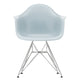Vitra Eames Plastic Armchair RE DAR in 23 Ice Grey RE / Chrome — packshot, detail
