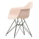 Vitra Eames Plastic Armchair RE DAR in 41 Pale Rose RE / Basic Dark Powder Coated — packshot