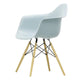 Vitra Eames Plastic Armchair RE DAW in 23 Ice Grey RE / Golden Maple — packshot