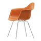 Vitra Eames Plastic Armchair RE DAX in 43 Rusty Orange RE / Chrome — packshot