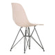 Vitra Eames Plastic Side Chair RE DSR in 41 Pale Rose RE / Basic Dark Powder Coated — packshot, detail