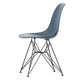 Vitra Eames Plastic Side Chair RE DSR in 83 Sea Blue RE / Basic Dark Powder Coated — packshot