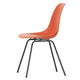 Vitra Eames Plastic Side Chair RE DSX in 03 Poppy Red RE / Basic Dark Powder Coated — packshot
