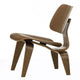 Vitra Eames Plywood Group LCW Lounge Chair in Black Pigmented Walnut — packshot, detail