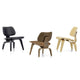 Vitra Eames Plywood Group LCW Leather Lounge Chair — studio