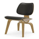 Vitra Eames Plywood Group LCW Leather Lounge Chair in Natural Ash — packshot