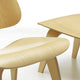 Vitra Eames Plywood Group LCW Lounge Chair in Natural Ash — studio, detail
