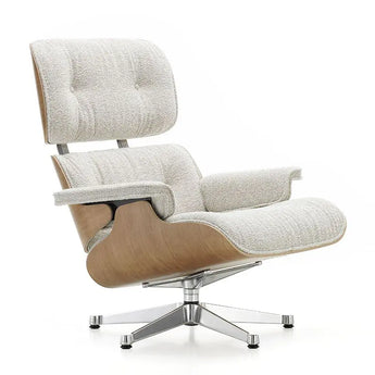 Vitra Eames Lounge Chair White Pigmented Walnut