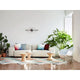Vitra Eames Plastic Armchair RE LAR Full Upholstery — lifestyle