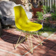Vitra Eames Plastic Side Chair RE DSR Colours in Mustard RE / Citron — lifestyle