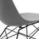Vitra Eames Plastic Side Chair RE LSR in 30 Basic Dark — packshot, detail
