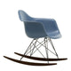 Vitra Eames Plastic Armchair RE RAR in 83 Sea Blue RE / Basic Dark / Dark Maple — packshot, detail