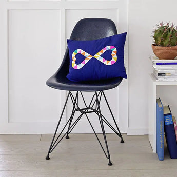 Vitra Embroidered Pillow Double Heart 2