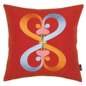 Vitra Embroidered Pillow Double Heart