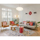 Vitra Metal Wall Relief Little Heart Red — lifestyle
