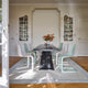 Vitra Evo-C Chair in Ivory and Light Mint — lifestyle, dining room