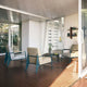 Vitra Fauteuil de Salon in Bleu Dynastie, Nubia Cream/Dark Brown — lifestyle, lounge