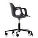 Vitra HAL RE Armchair Studio in Deep Black — packshot