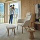 Vitra HAL Lounge Chair with HAL Lounge Ottoman — lifestyle