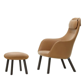 Vitra HAL Lounge Chair & Ottoman Integrated Seat Cushion