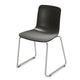 Vitra HAL RE Sledge Chair in Deep Black — packshot