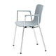itra HAL RE Tube Chair with Armrests in Ice Grey — packshot