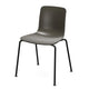 Vitra HAL RE Tube Chair Stackable in Basalt, basic dark base — packshot