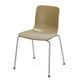 Vitra HAL RE Tube Chair Stackable in Biscuit, chrome base — packshot