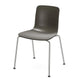 Vitra HAL RE Tube Chair Stackable in Basalt, chrome base — packshot