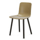 Vitra HAL RE Wood Chair in Biscuit, dark oak base — packshot