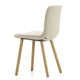 Vitra HAL Soft Wood Chair, natural oak base — packshot, detail