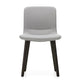 Vitra HAL Soft Wood Chair, dark oak base — packshot, detail