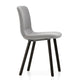 Vitra HAL Soft Wood Chair, dark oak base — packshot, detail