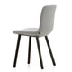 Vitra HAL Soft Wood Chair, dark oak base — packshot, detail