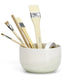 Vitra Herringbone Vessels Bowl in Sand — studio, detail