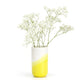 Vitra Herringbone Vessels Vase Ribbed in Yellow — studio, detail