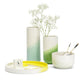 Vitra Herringbone Vessels Vase Ribbed — studio, with Herringbone Vessels