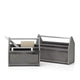 Vitra Locker Box Small in Dark Grey RE — studio, with Vitra Locker Box