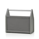 Vitra Locker Box Small in Dark Grey RE — packshot, detail