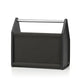 Vitra Locker Box Small in Deep Black RE — packshot, detail