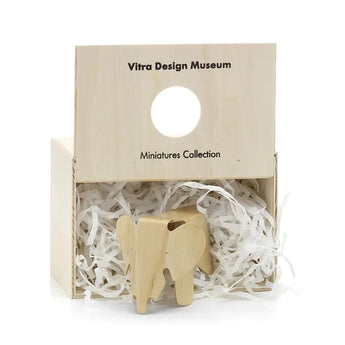 Vitra Miniature Plywood Elephant Natural Veneer Miniature Collection