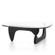Vitra Noguchi Coffee Table in Black Ash — packshot, detail