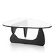 Vitra Noguchi Coffee Table in Black Ash — packshot, detail