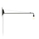 Vitra Petite Potence Wall Light in Deep Black — packshot, light on