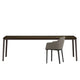 Vitra Plate Dining Table in Chocolate Oak — studio, detail