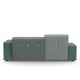 Vitra Polder Compact Sofa in The Sea Greens — packshot, detail