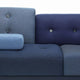 Vitra Polder Sofa in The Antarctic Blues — packshot, detail