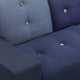 Vitra Polder Compact Sofa in The Antarctic Blues — packshot, detail